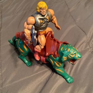 Vintage 1983 Heman and Battle Cat MOTU